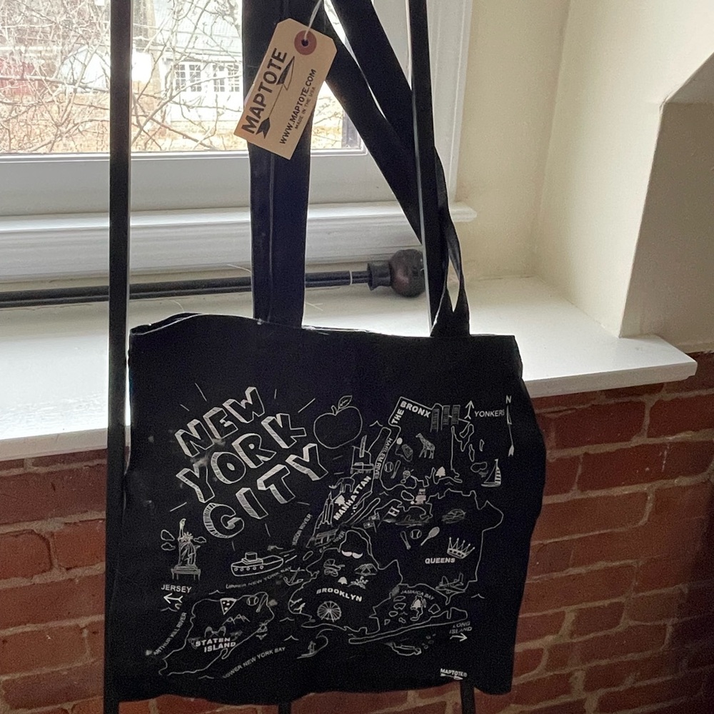 New York City Black Tote Bag